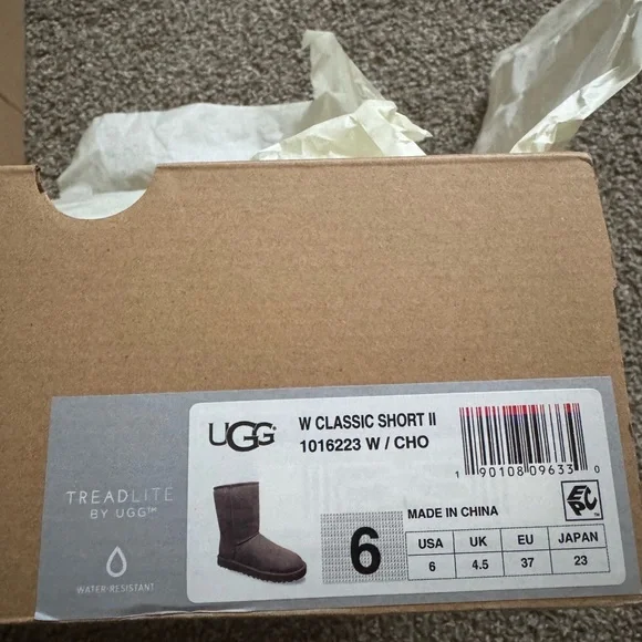 UGG Chocolate Suede Boots - Picture 5 of 5